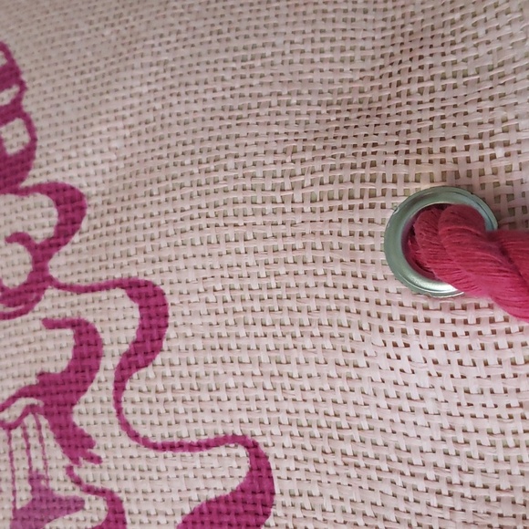 NWT Paradise Bags Beautiful Pink 🩷 beach ⛱️  Tote - Picture 14 of 17